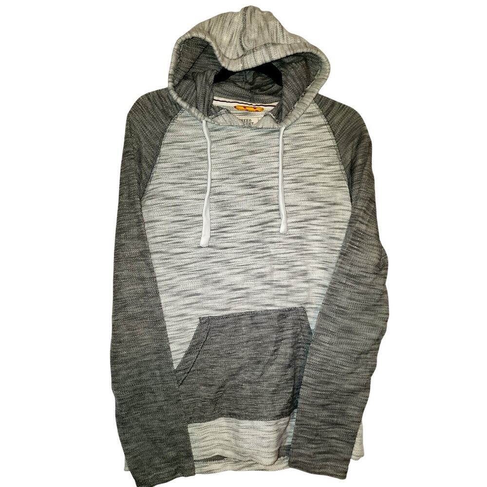Free Planet Men's Lightweight Raglan Pullover Sweatshirt Hoodie Large